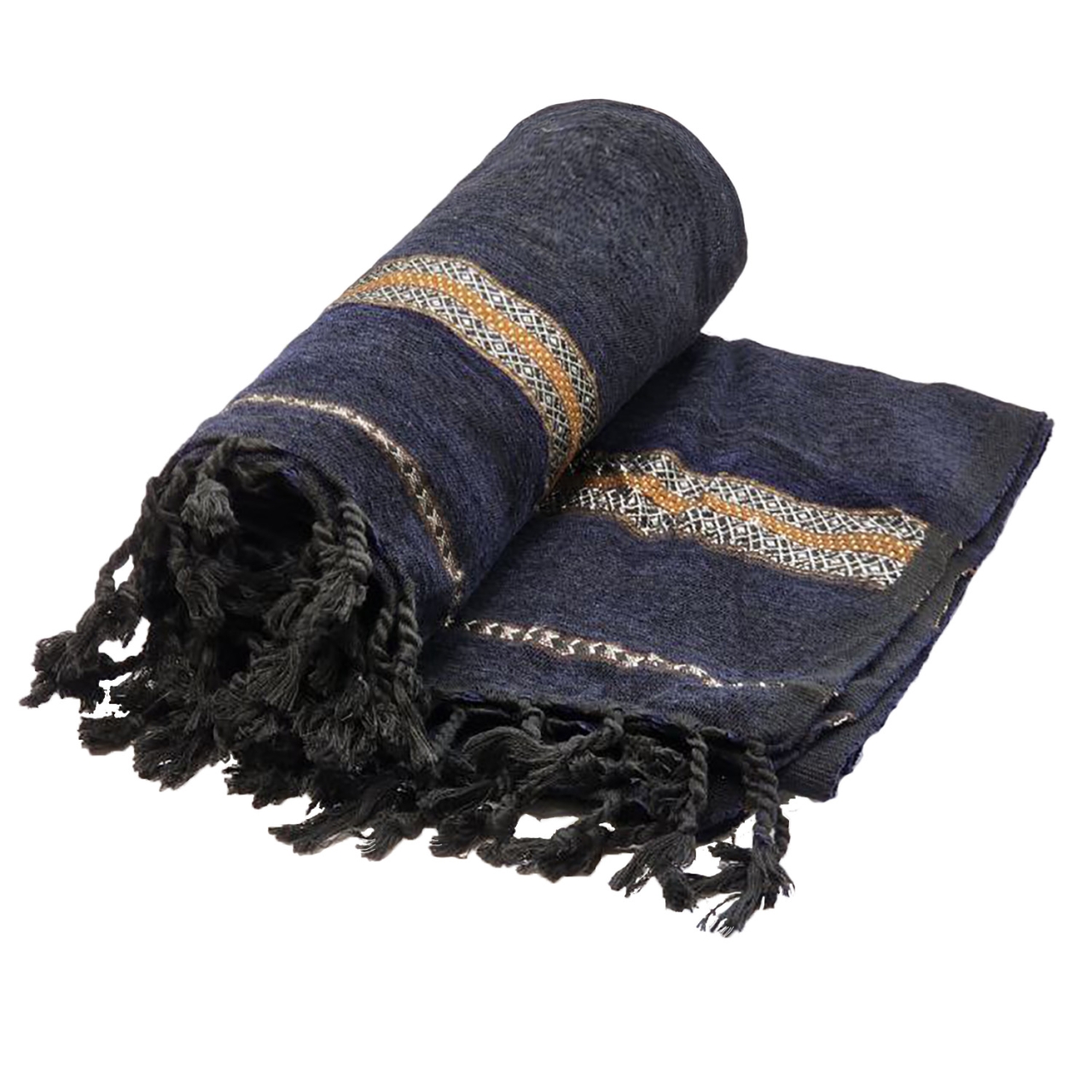 پتو سفری مدل افغان مخمل