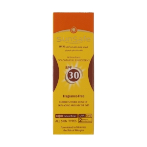 ضد آفتاب رنگی دور چشم سان سیف حجم ۲۰ میلی لیتر