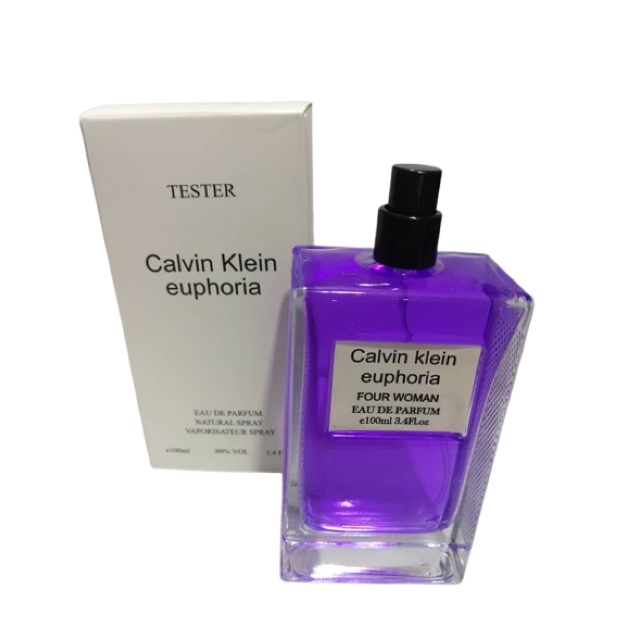  تستر جعبه سفید زنانه کلوین کلاین مدل ایفوریا حجم 100 میلی لیتر