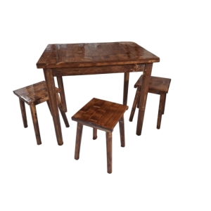 ست میز صبحانه و 3عدد چهارپایه کد107