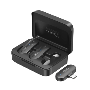 میکروفون بی سیم یقه ای تایپ سی ایکس او مدل MKF09A