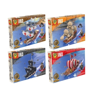 لگو قایق BT مدل کشتی دزدان دریایی مجموعه 4 عددی