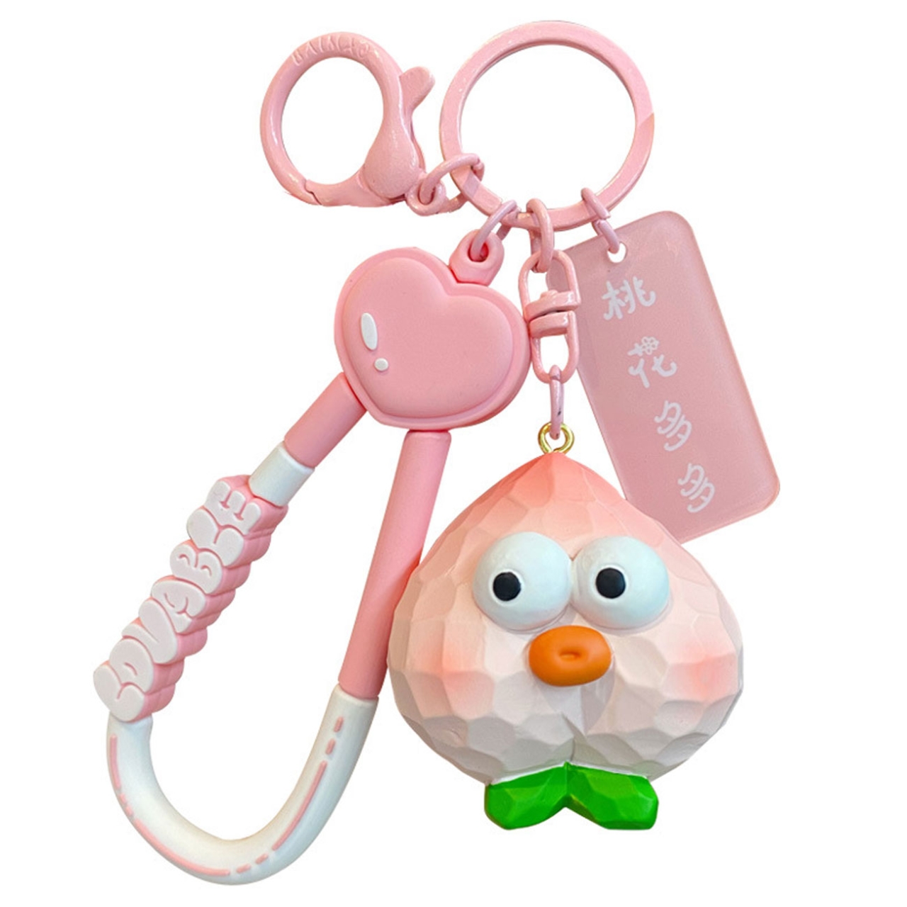 جاکلیدی و آویز کیف فانتزی طرح میوه بای مائو مدل YY0120