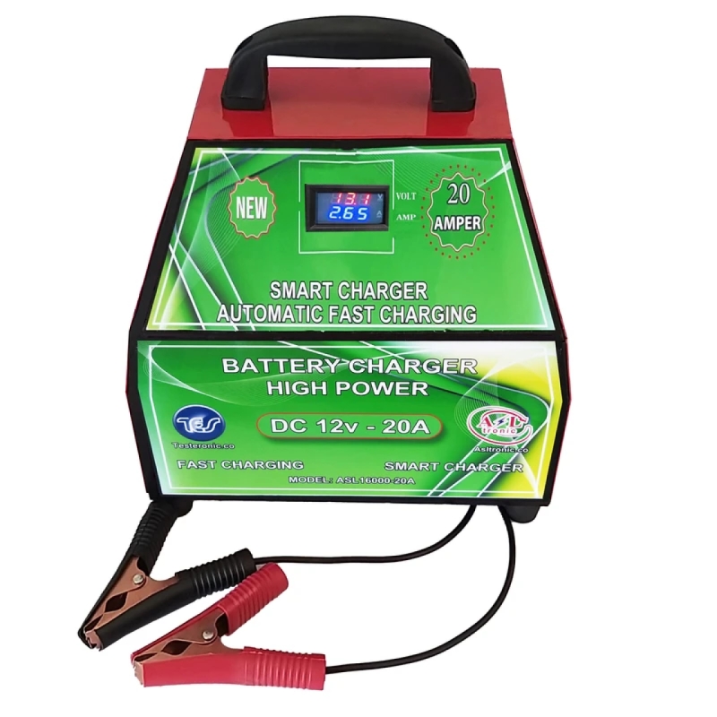 شارژر اتوماتیک باتری خودرو تسترونیک مدل 20 آمپر 