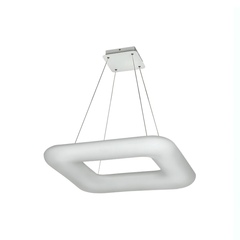 لوستر آویز دونات مربع 60 وات روژانو