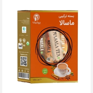 بسته ترکیبی چای ماسالا پپتینا 10 ساشه ای بدون قند