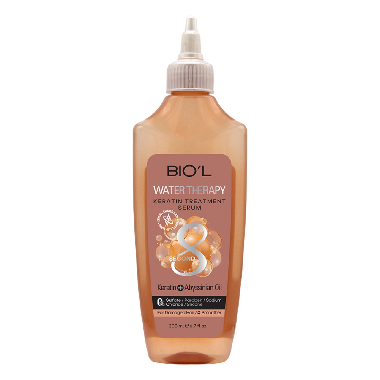 سرم آبی تقویت کننده ساقه مو بیول حجم ۲۰۰میلی لیتر