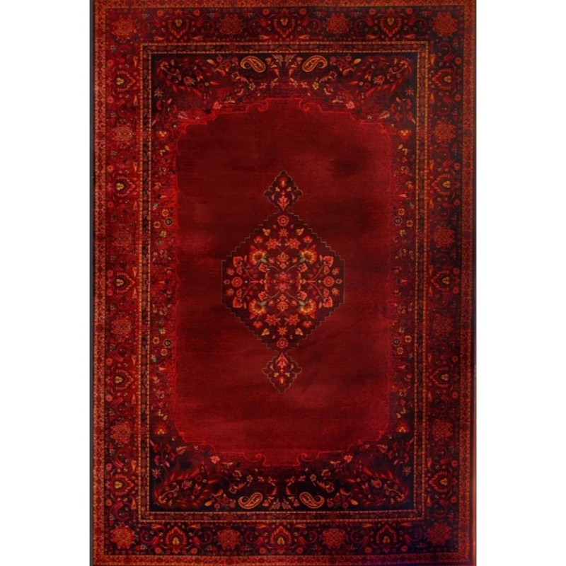 فرش ماشینی 82244 زمرد آراکو