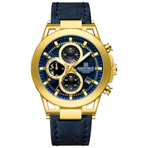 ساعت مچی عقربه‌ای مردانه  کوارتز نیوی فورس مدل کرنوگراف NF8073