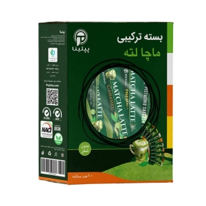 چای ماچا لته ساشه ای ترکیبی بدون شکر پپتینا بسته 10 تایی 