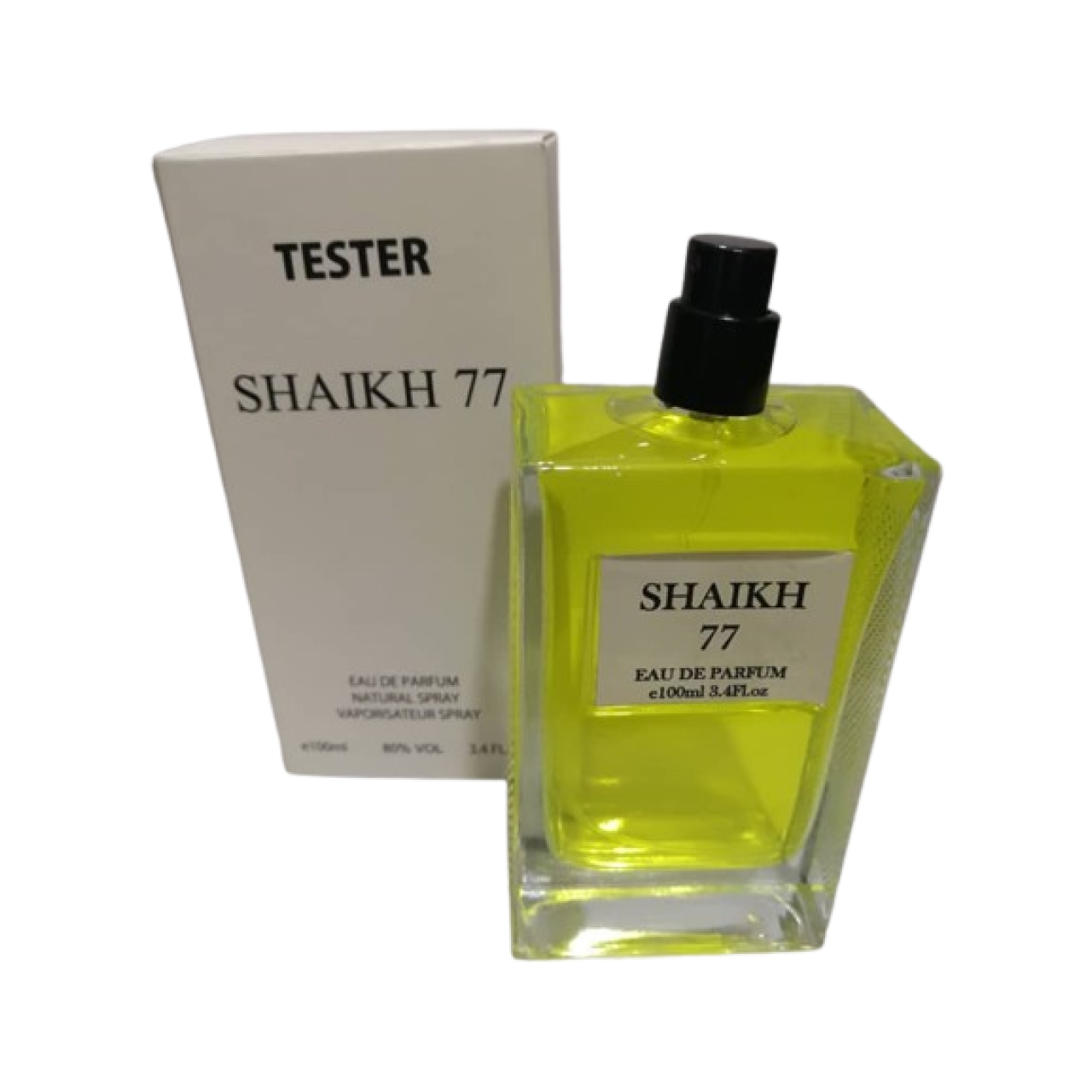  تستر جعبه سفید مردانه شیخ مدل شیخ ۷۷ حجم 100 میلی لیتر