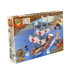لگو قایق BT مدل کشتی دزدان دریایی مجموعه 4 عددی