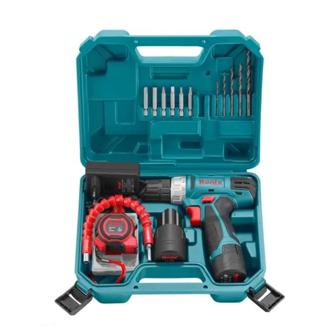 مجموعه 19 عددی پیچ گوشتی شارژی رونیکس مدل RS-8012 