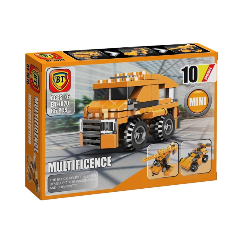 لگو ماشین BT مدل ماشین راهسازی 10 در 1