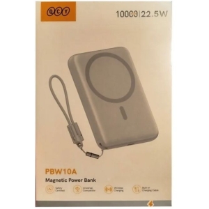 پاوربانک وایرلس کیو سی وای مدل PBW10A ظرفیت ۱۰ هزار میلی آمپر  ۲۲.۵ وات