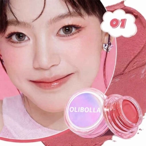 موس لب و رژگونه اولیبولا مدل WATERY COLORE وزن 8.5 گرم شماره 01