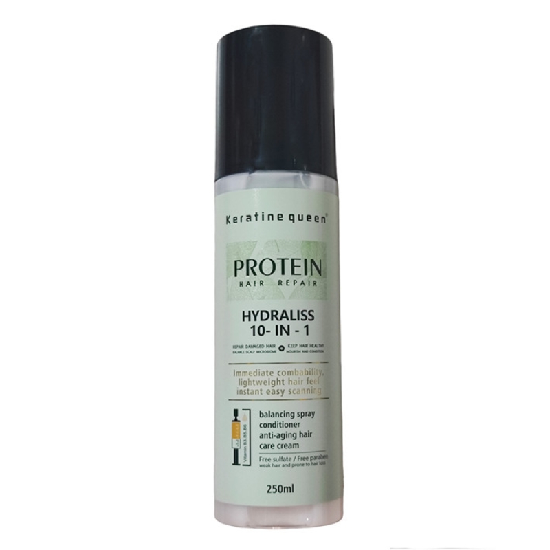 اسپری مو دوفاز کراتین کوئین مدل HYDRALISS 10 IN 1