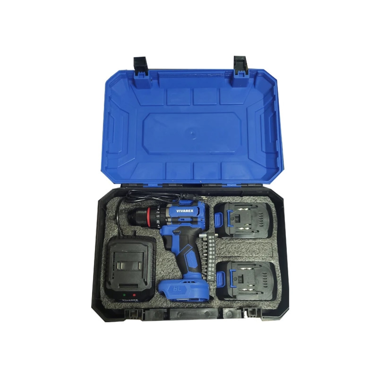 دریل شارژی 20 ولت براشلس ویوارکس مدل VR2010V-lBL
