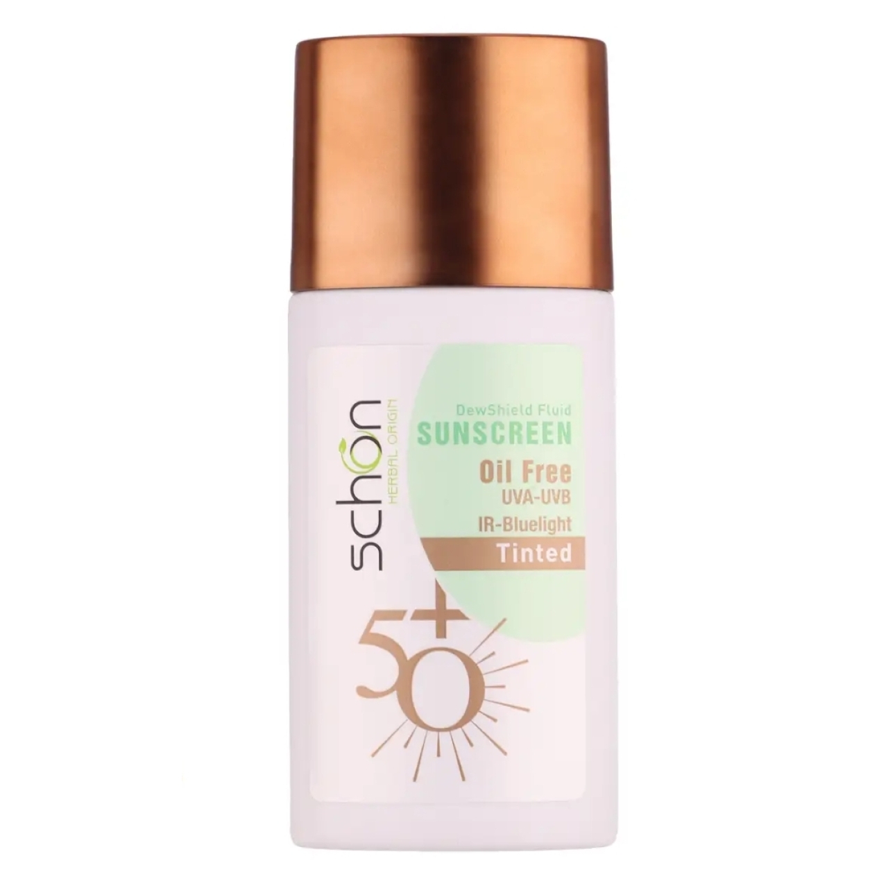 فلوئید ضدآفتاب رنگی SPF50 شون مدل Tinted، مناسب انواع پوست با حجم 50 میلی لیتر 