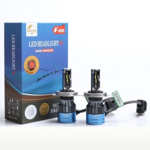 هدلایت لنزو مدل F22 رنگ سفید یخی پایه H4