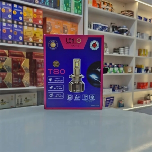 هدلایت لنزو مدل T80 رنگ سفید پایه H4