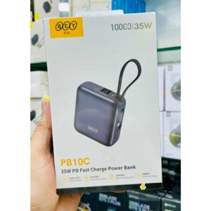 پاور بانک کیو سی وای مدل PB10C ظرفیت 10000 میلی آمپر ساعت