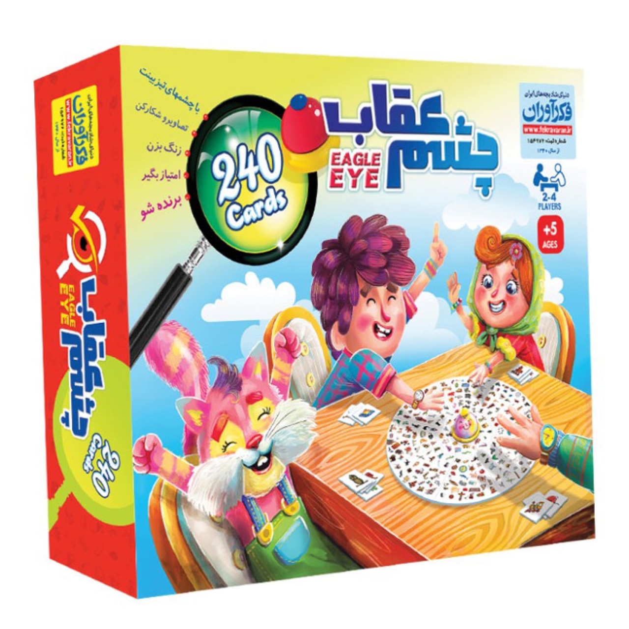 بازی فکری فکرآوران مدل چشم عقاب