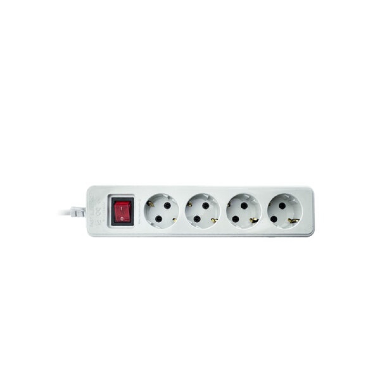 رابط 4 خانه پارت الکتریک کلیددار مدل شهاب 649 با کابل 3 متری