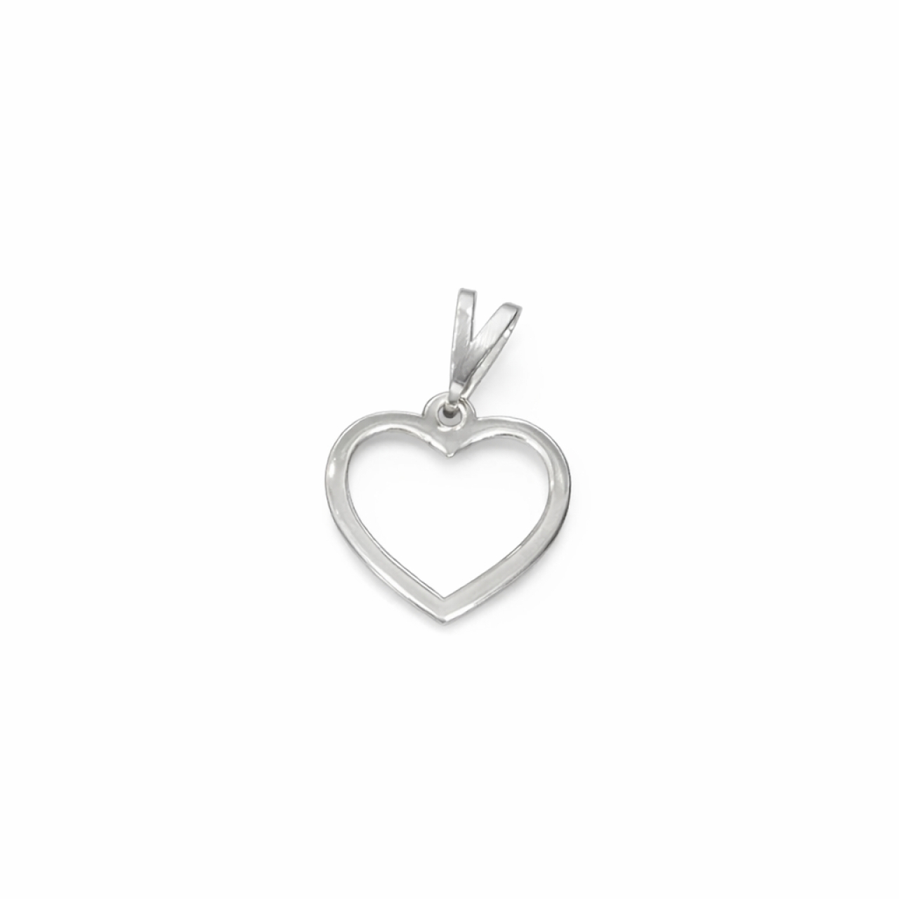 آویز نقره طرح قلب کد AV33