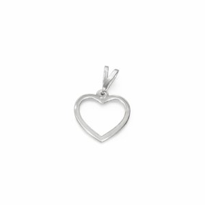آویز نقره طرح قلب کد AV33