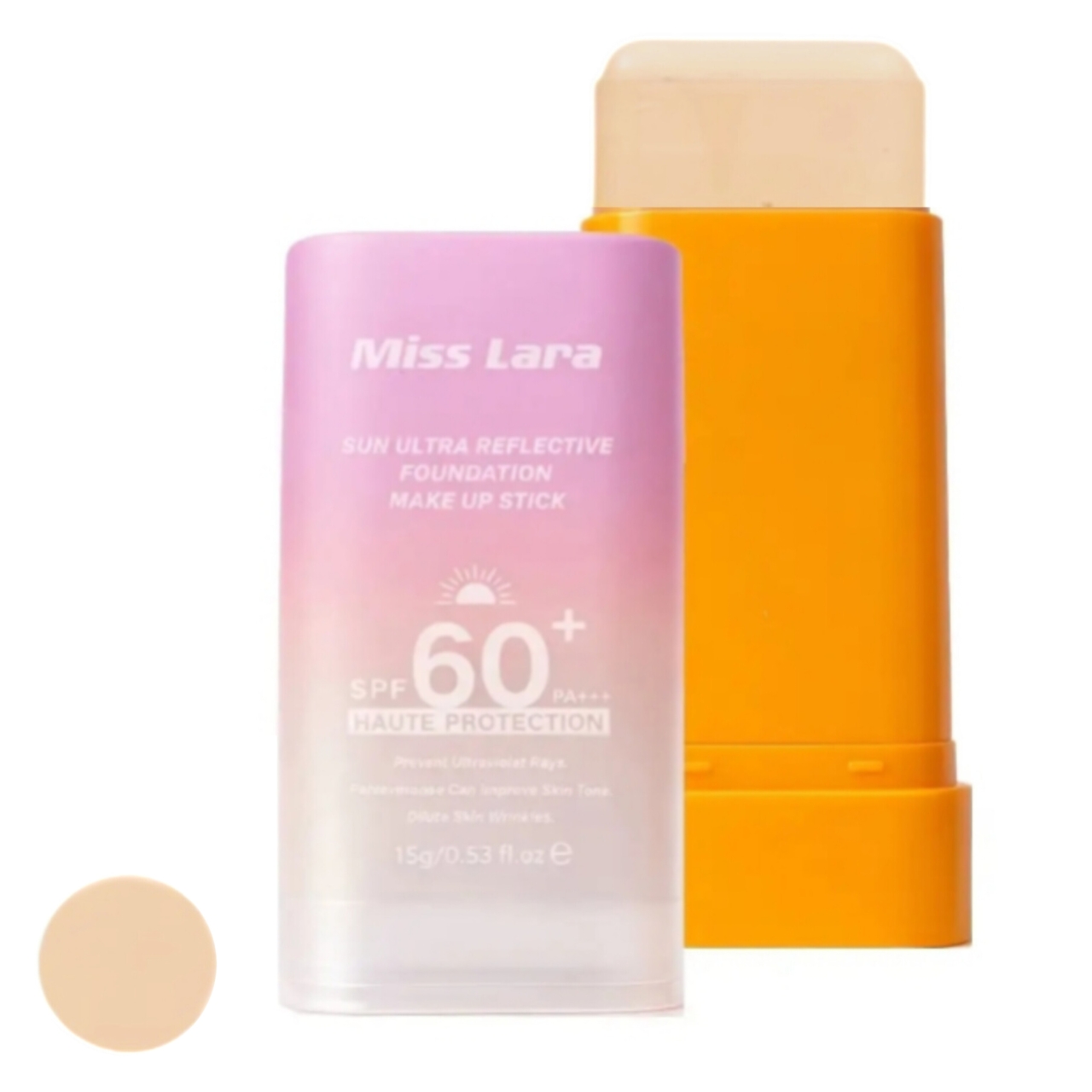 ضد آفتاب استیکی میس لارا SPF60  وزن 30 گرم کد ۰۱