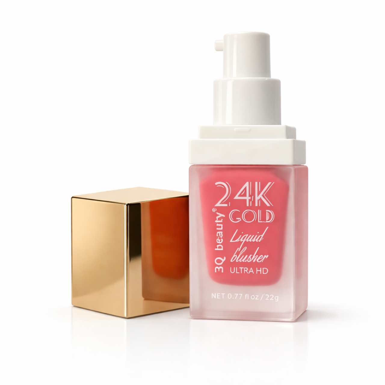 رژگونه مایع تری کیو بیوتی مدل 24K GOLD وزن 22 گرم شماره 01