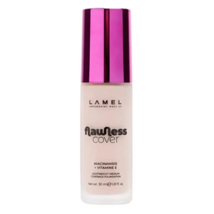 کرم پودر مایع لامل مدل Flawless Cover مناسب پوست روشن
