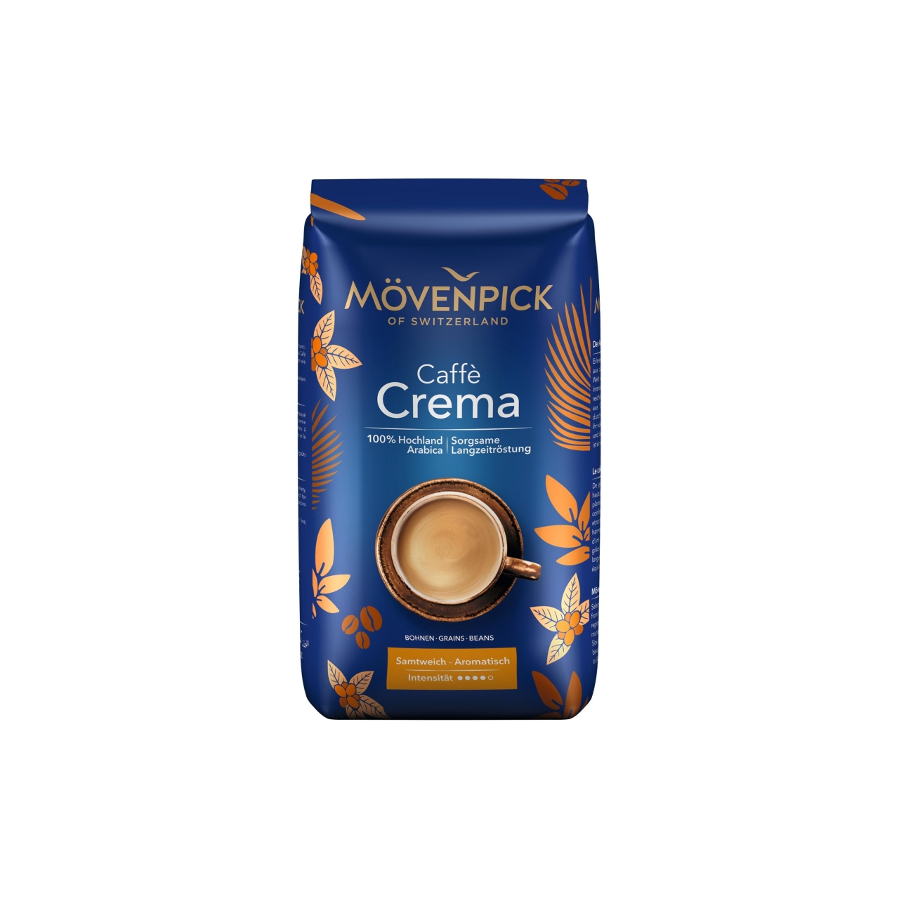 دانه قهوه موونپیک Mövenpick Caffé Crema کافه کرما 1000 گرم