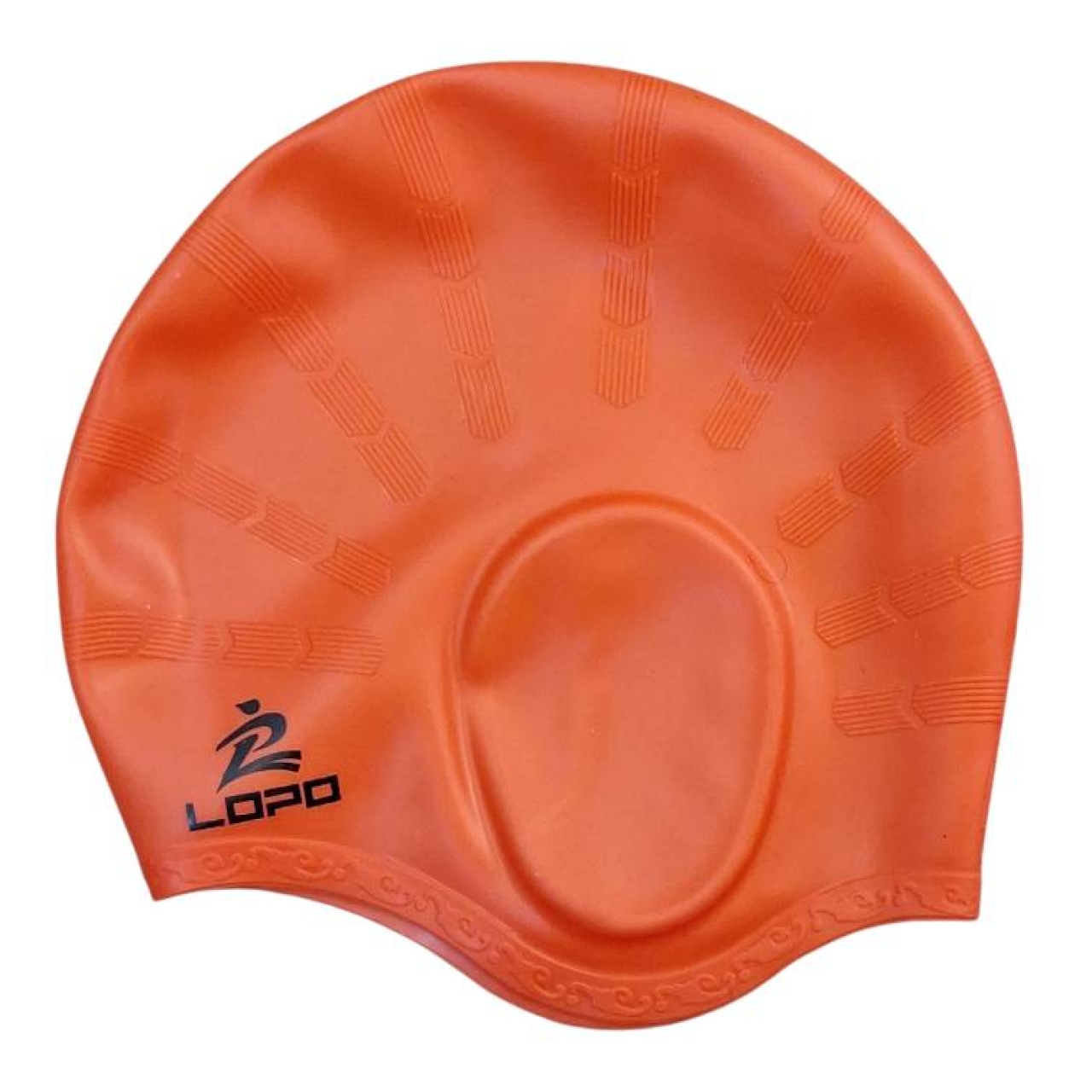 کلاه شنا گوش دار سیلیکونی لوپو مدل LOPO
