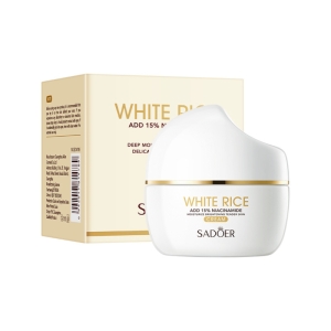 کرم مرطوب کننده سادور مدل WHITE RICE وزن 50 گرم