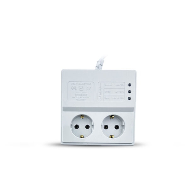 محافظ ولتاژ یخچال 2 خانه پارت الکتریک با کابل 5 متری کد 904