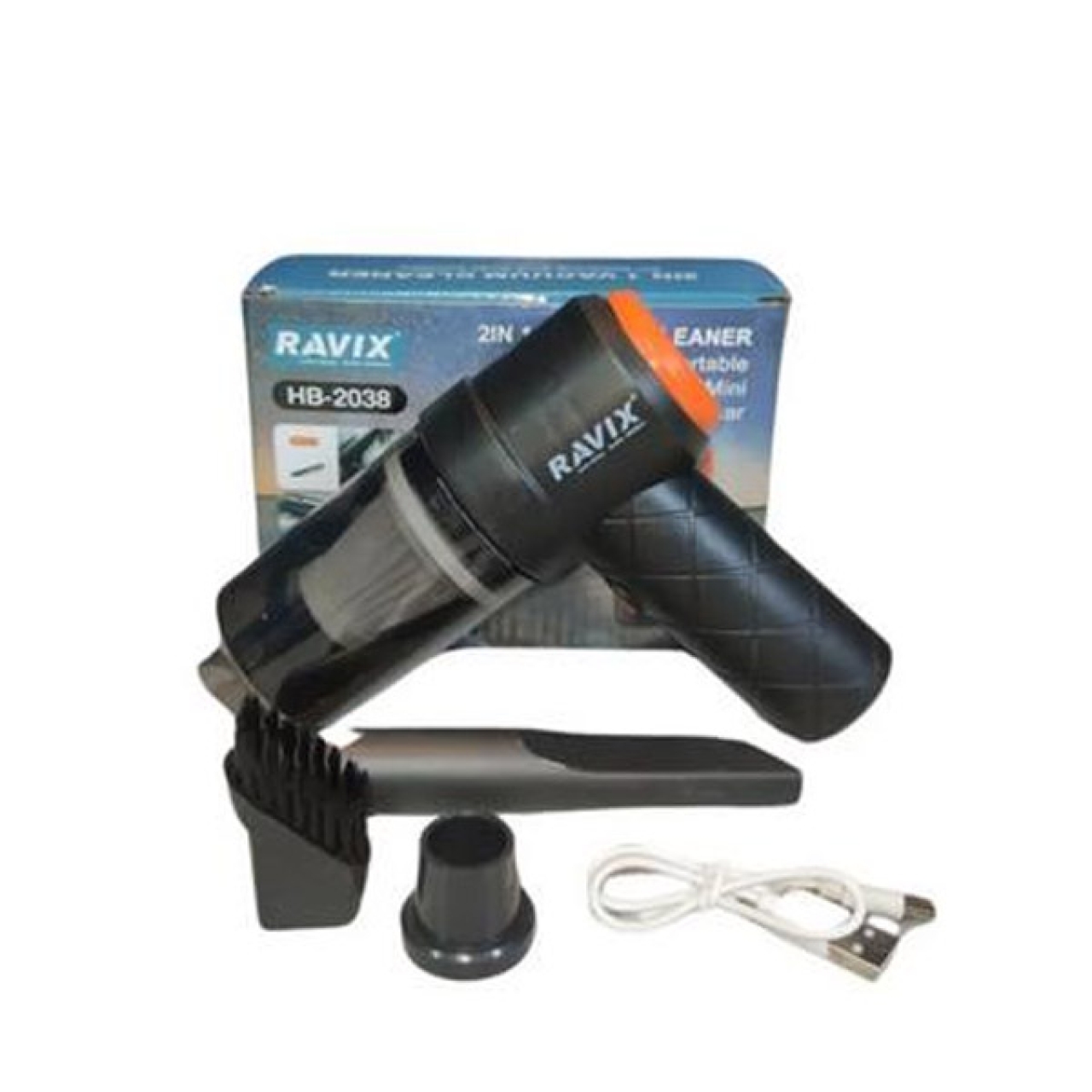جارو شارژی خودرو مینی راویکس مدل HB-2038