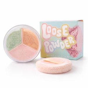 پودر فیکس آرایش تری کیو بیوتی مدل رنگین کمان وزن 8.5 گرم شماره B