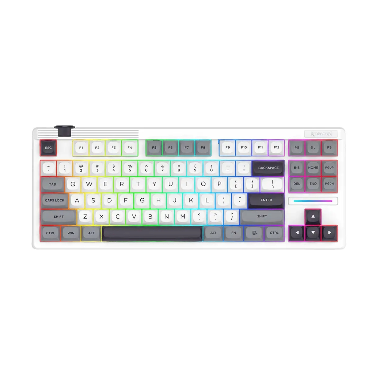 کیبورد بی سیم مکانیکال گیمینگ ردراگون K729 PRO WGB RGB