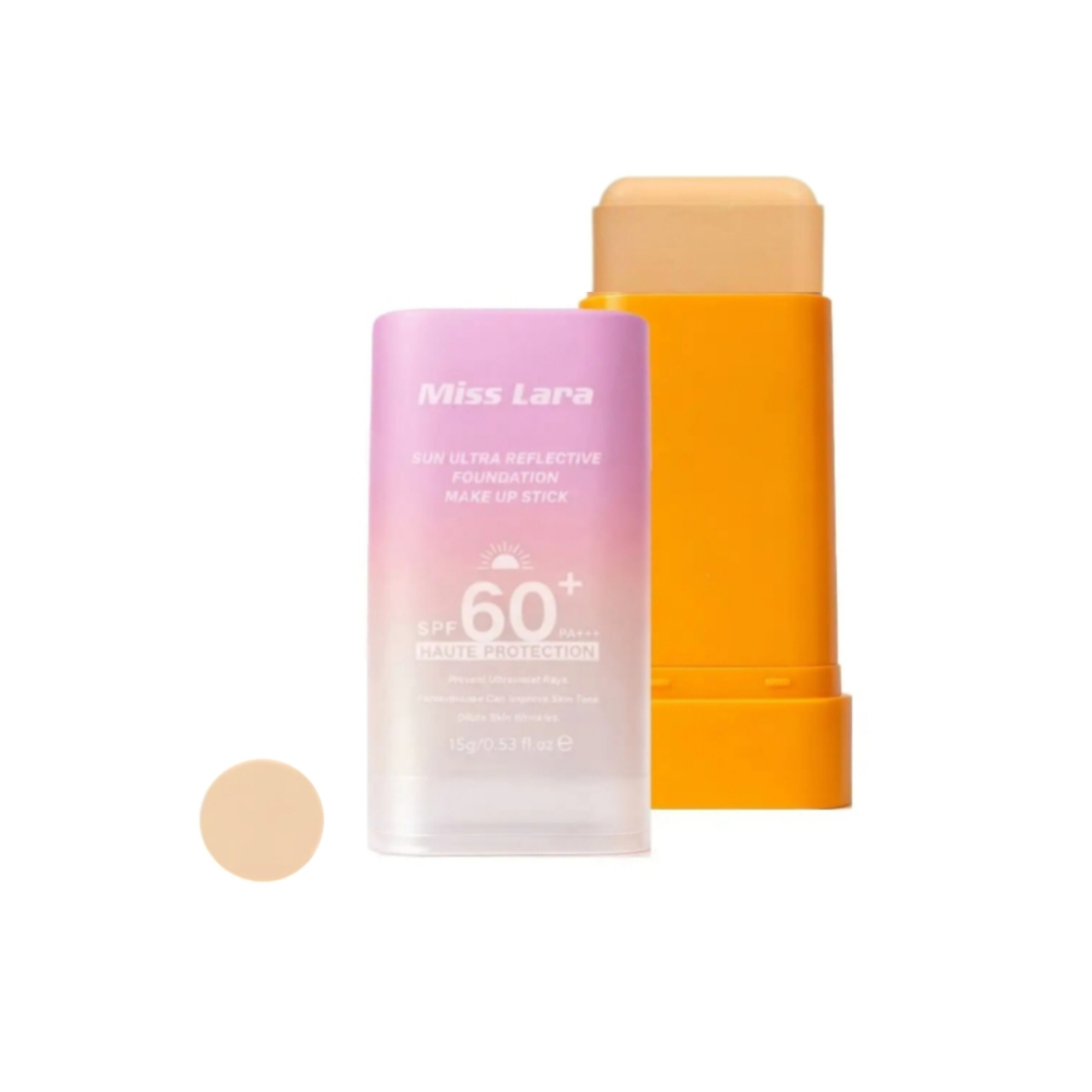 ضد آفتاب استیکی میس لارا SPF60  وزن 30 گرم کد ۰۲