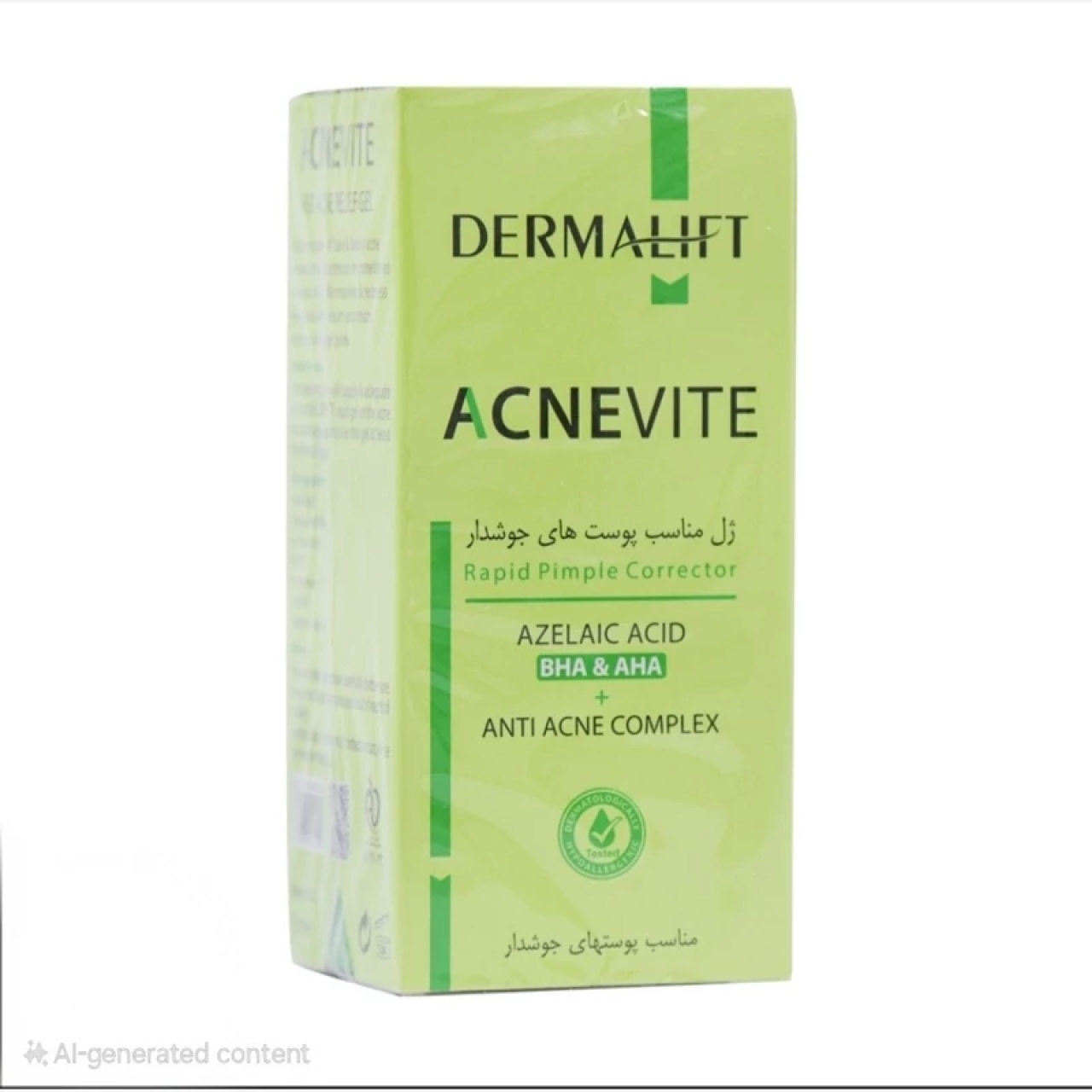 ژل ضد جوش اورژانسی آکنه ویت درمالیفت حجم 15 میلی لیتر