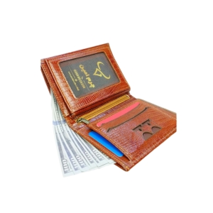 کیف پول جیبی مردانه چرم طبیعی مدل شایان