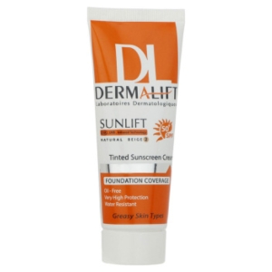 کرم ضد آفتاب رنگی شماره 02 درمالیفت با SPF50 مناسب پوست چرب حجم 40 میلی لیتر