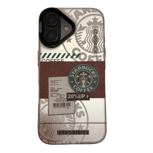 کاور‌طرح Starbucks ژله ای مناسب گوشی آیفون ۱۶ 