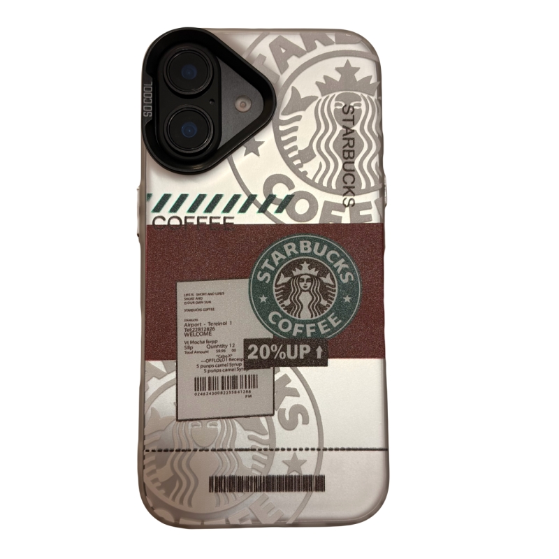 کاور‌طرح Starbucks ژله ای مناسب گوشی آیفون ۱۶ 