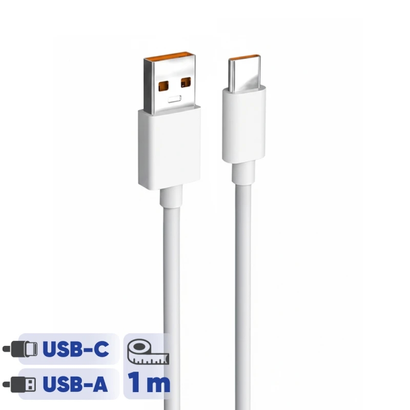 کابل شارژ USB به USB-C شیائومی مدل 5 سوپر فست طول 1 متر