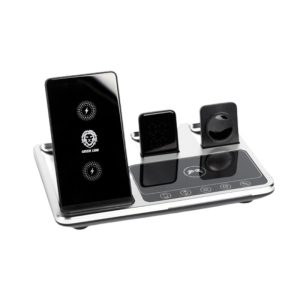 شارژر وایرلس چهار کاره گرین لاین مدل charging station