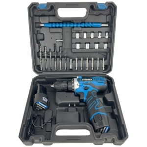 دریل پیچ گوشتی دو باطری ویوارکس همراه لوازم مدل VR12V_2A