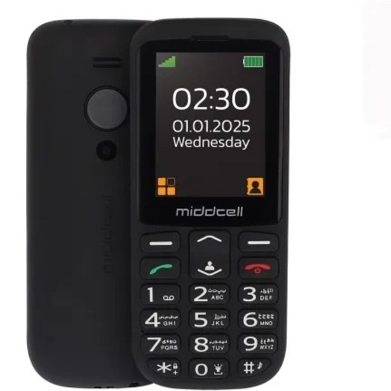 گوشی موبایل میدسل مدل M230 دو سیم کارت ظرفیت 32 مگابایت و رم 32 مگابایت 